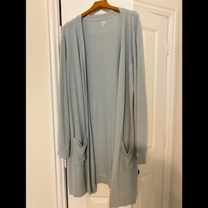 Tickled Teal long cardigan